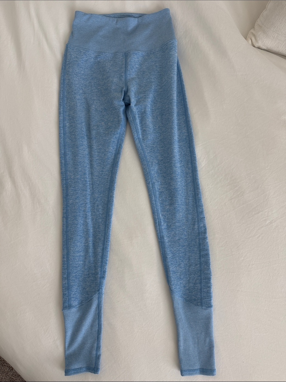ALO Yoga Light Blue Seamless High-Waist Leggings